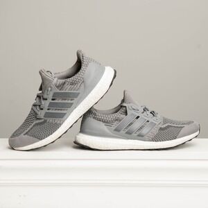 Adidas Ultraboost 1.0 DNA Men Sz 12 Wool Grey Running Shoes Athletic Sneaker Gym